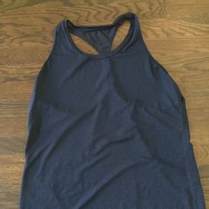 Athleta Navy High neck dot chi XL - EUC